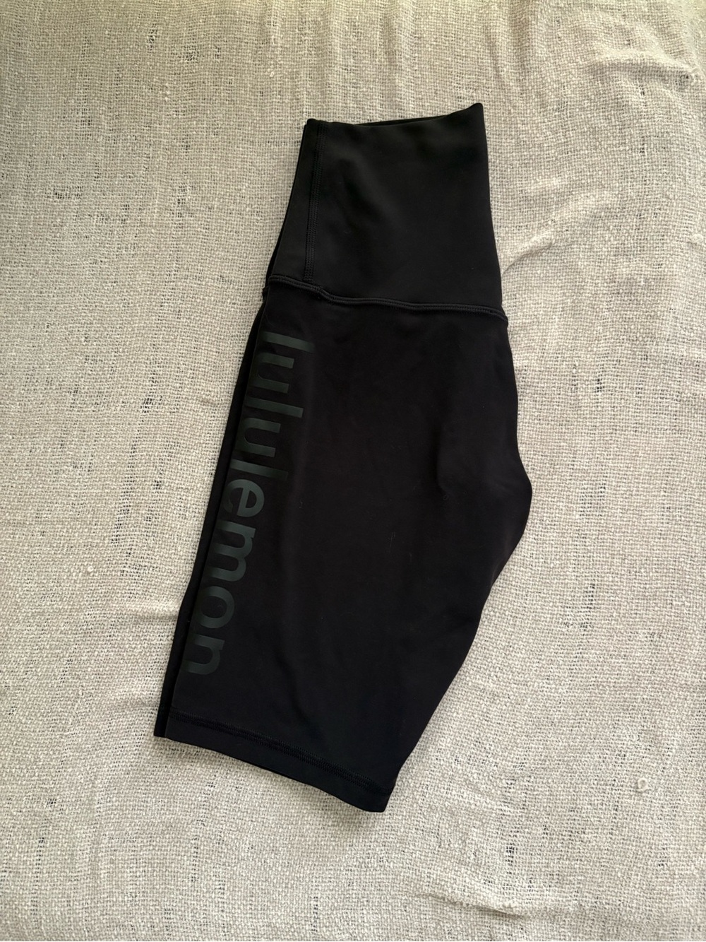lululemon athletica Matte Black High-Rise Bike Shorts